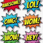 Chat Bubbles  - Sticker Sheet v6